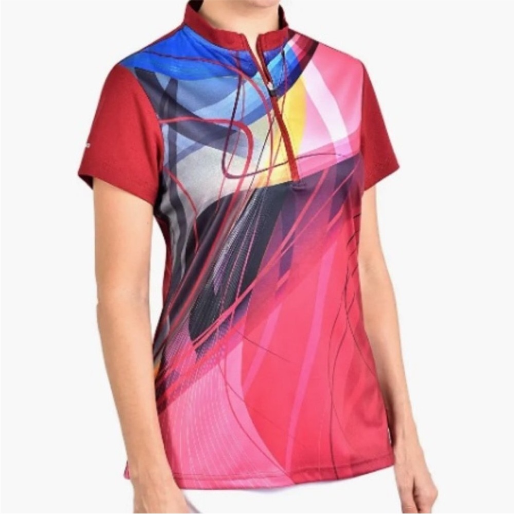 NWT Savalino Women’s Bowling Shirt Jersey Large
